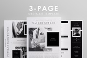 Media/Press Kit | 3 Pages, a Stationery Template by Blogger Kit Co. (Thumbnail 6 of 6)