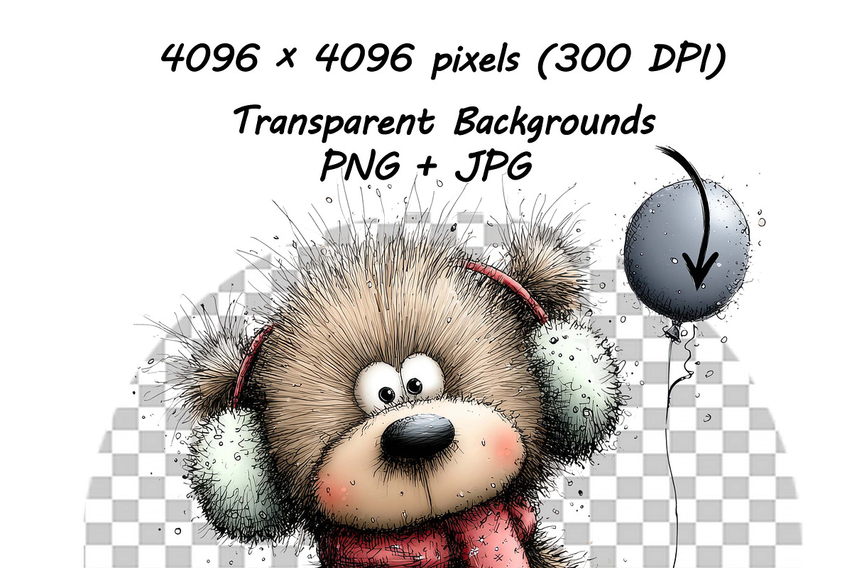 21 Teddy Bear Birthday Party Clipart, a Graphic by one-touch (Photo 11 of 18)