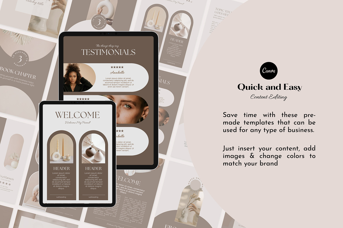 Customizable Ebook Workbook Template, a Magazine Template by Studio DigiCraft (Photo 3 of 7)