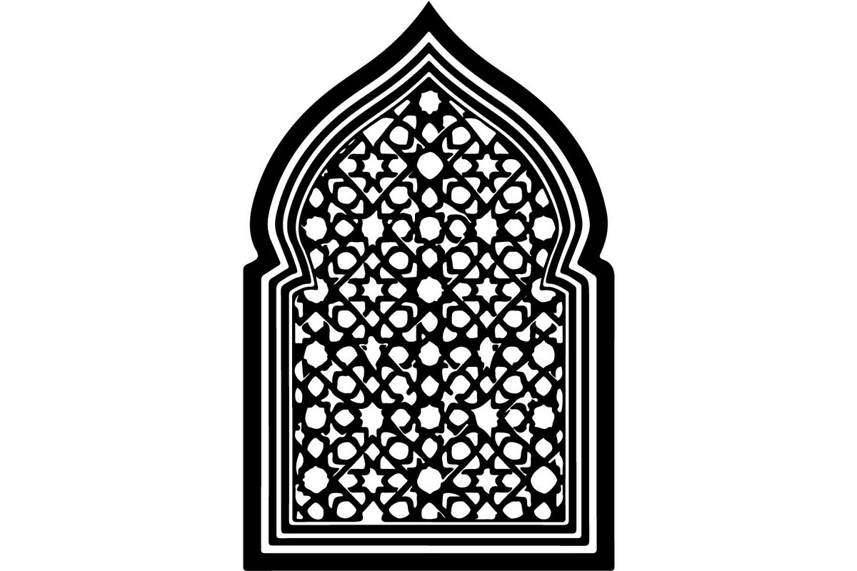 Minimal Islamic Arch Silhouette, an Object Graphic by Creativeshirt (Photo 11 of 17)