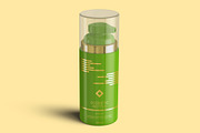 Airless Pump Cosmetic Bottle Mockup, a Cups & Container Mockup by Digitalphaser (Thumbnail 4 of 5)