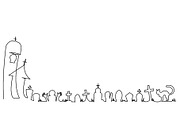 Spooky Halloween Cemetery Border, a Seasonal Illustration by Valenty (Thumbnail 1 of 3)