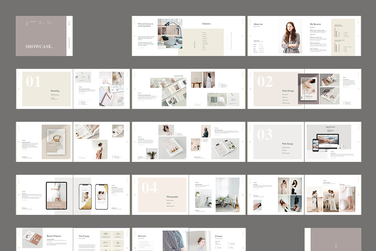 Serenity Portfolio Book, a Brochure Template by Imagination Area (Photo 9 of 9)