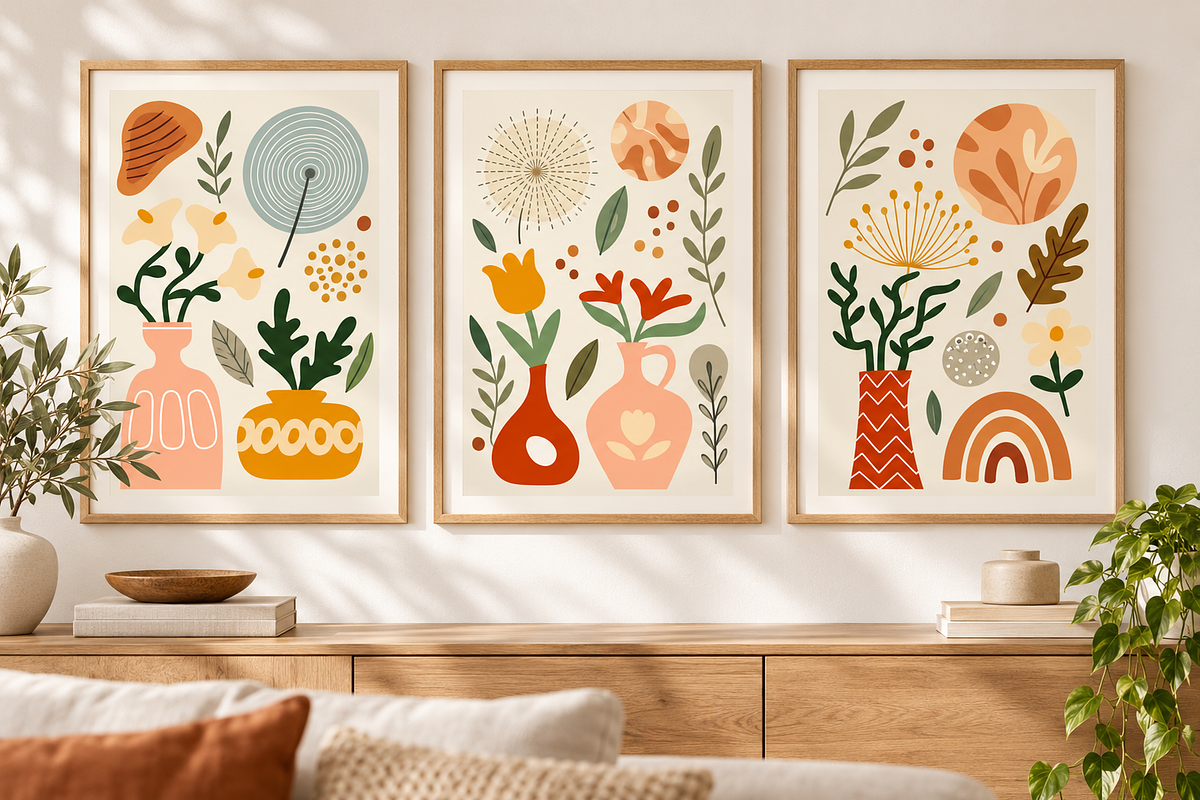 Abstract Floral Elements, a Decorative Illustration by Anna Studio (Photo 2 of 12)