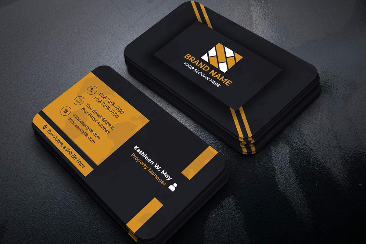 Gradient Business Card PSD