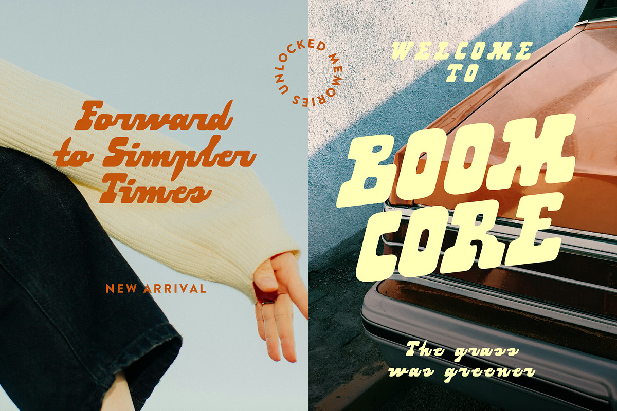 Time Capsule Nostalgic Autumn Script, a Script Font by Struvictory.art (Photo 4 of 9)