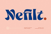 Nefilt - Unique Bold Font, a Font by Sarid Ezra (Thumbnail 1 of 9)