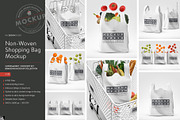 Non Woven Shopping Bag Mockup, a Product Mockup by INCDesign (Thumbnail 9 of 10)