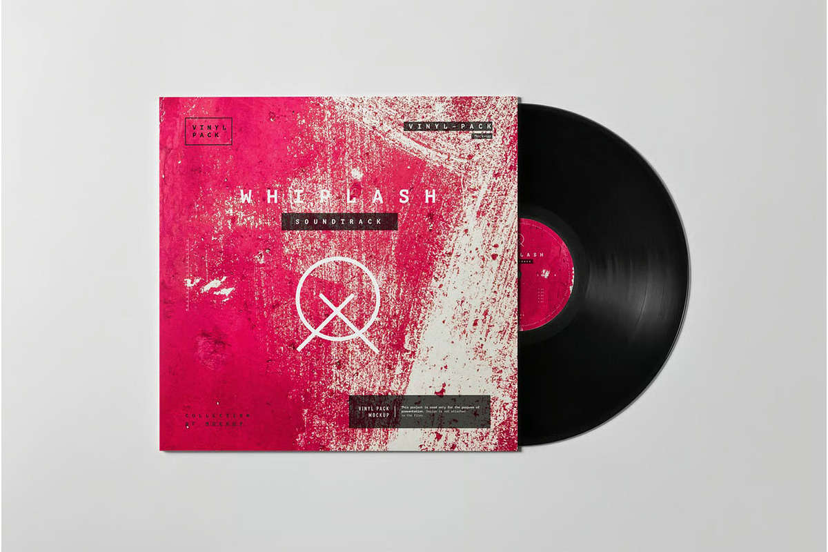 Vinyl Mock-up, a Product Mockup by zippypixelstudio (Photo 4 of 12)
