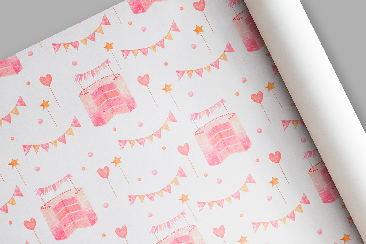 Boho Cakes Watercolor Set, an Illustration by Art Dari Autumn (Photo 12 of 13)