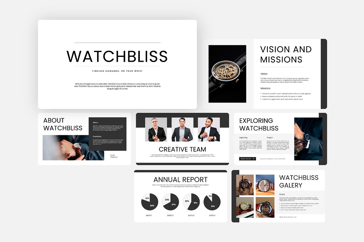 Minimalis Watch Keynote Presentation, a Presentation Template by Kren Studio (Photo 2 of 9)