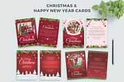 Christmas Cards Bundle, a Card Template by graphypix (Thumbnail 1 of 6)
