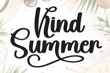 Kind Summer | Script Font