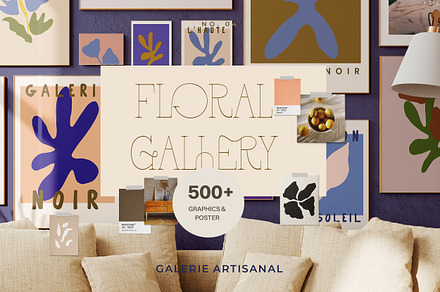 Modern Abstract Flower Creator, an Illustration by Laras Wonderland