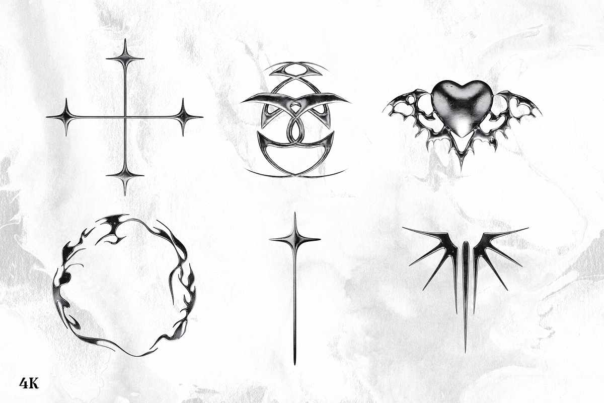 Dark Gothic Ornament, an Object Graphic by PopotLane (Photo 3 of 7)