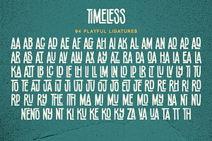 Timeless - Vintage Font