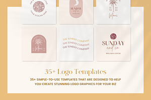 Canva Logo & Brand Board Templates