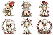 Spring Animals Clipart Png Bundle, an Illustration by Craft Nest (Thumbnail 4 of 8)