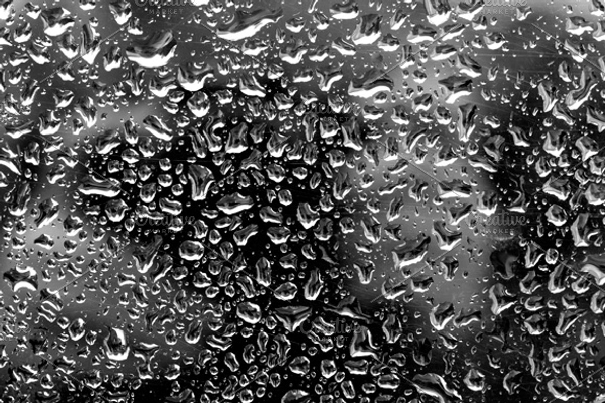10 Water Drops Textures preview 5