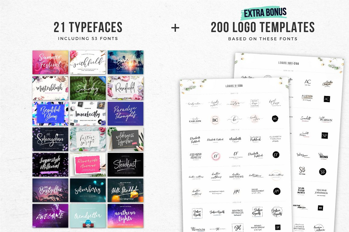 Typographer's Dream Box + 200 Logos preview 2