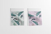 Palm leaves vector seamless pattern, a Pattern Graphic by FleurArt (Thumbnail 6 of 9)