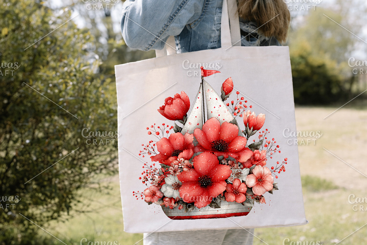 Whimsical Spring Clipart Bundle, an Illustration by Canvas Craft (Photo 5 of 7)