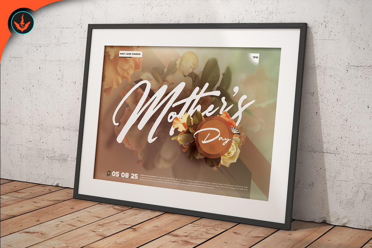Mother's Day Church Flyer Template, a Flyer Template by SeraphimChris (Photo 7 of 9)