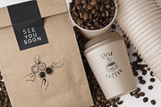 COFFEE LINE ART ILLUSTRATIONS, a Food Illustration by La Petite Line Art (Thumbnail 5 of 12)