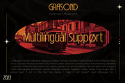 GRASOND - Vintage Deco Fonts, a Sans Serif Font by Ian Irwanwismoyo (Thumbnail 10 of 10)