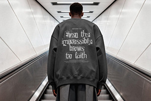 Urban Sweatshirt Mockup Back View, an Advertising Mockup by Design Squad