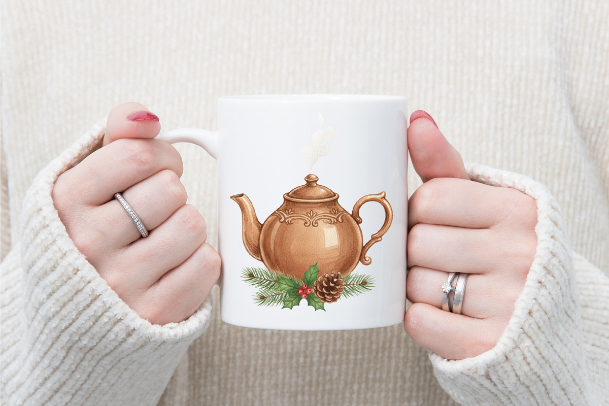 Cozy Christmas Winter Clipart Bundle, an Illustration by designcity5 (Photo 4 of 5)