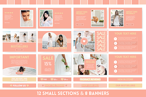 Peach Newsletter Templates