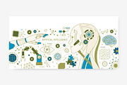Artificial intelligence banners, a Technology Illustration by Good Studio (Thumbnail 4 of 8)