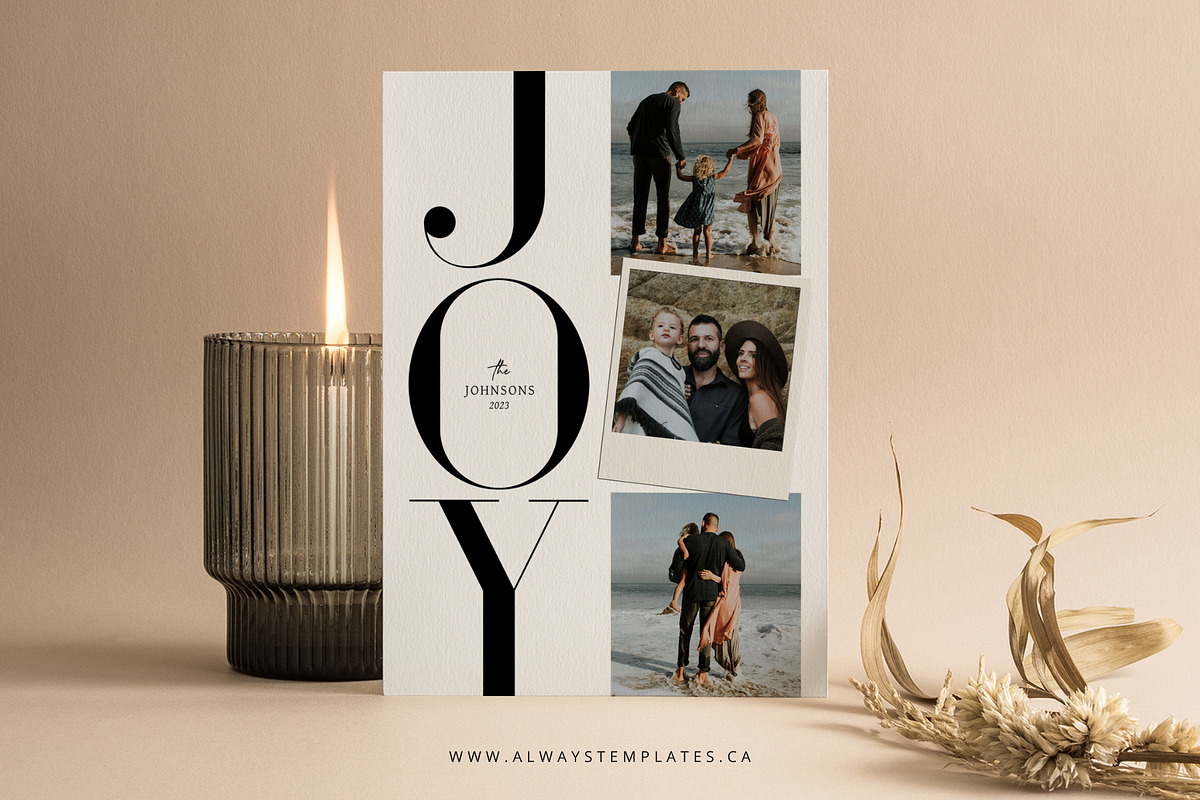 Christmas Card Template CC191, a Card Template by Always Templates (Photo 2 of 5)
