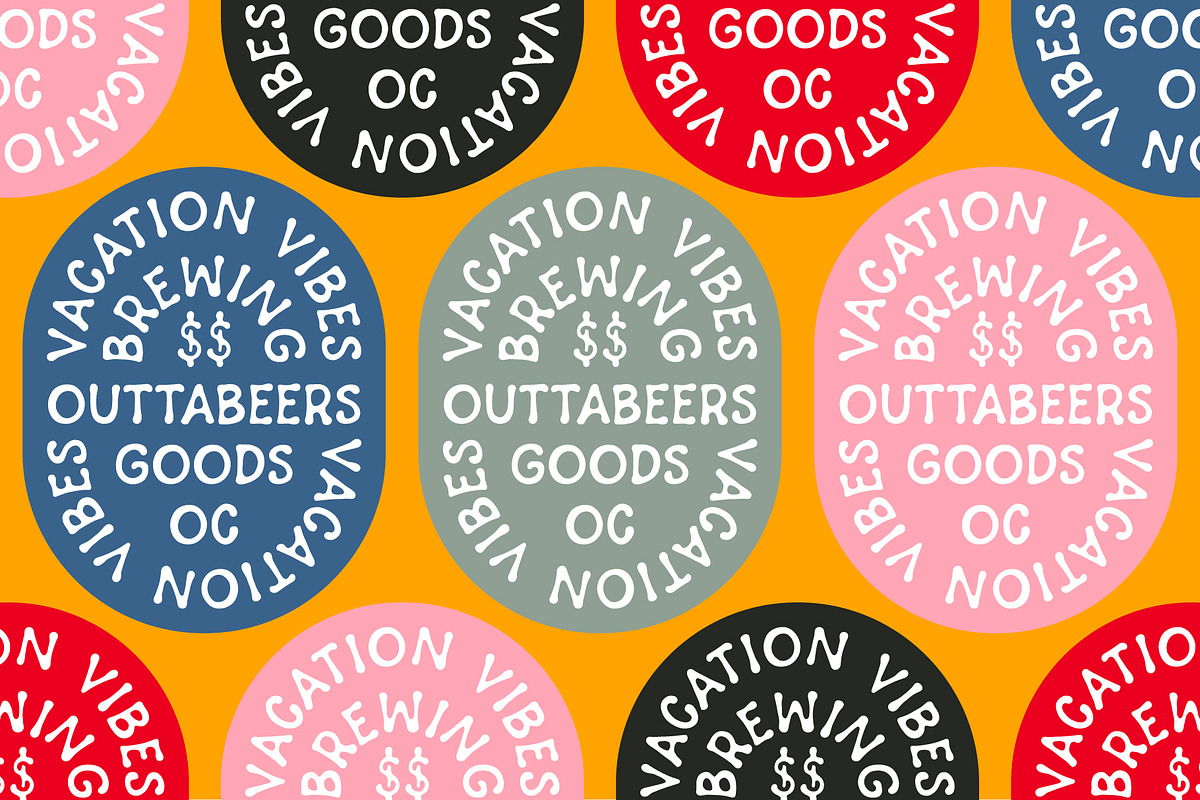 Vacation Vibes | Vintage Handwritten, a Sans Serif Font by Beveled Design Co. (Photo 1 of 7)