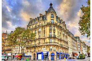 Typical buildings in Paris, France, an Architecture Photo by Leonid Andronov