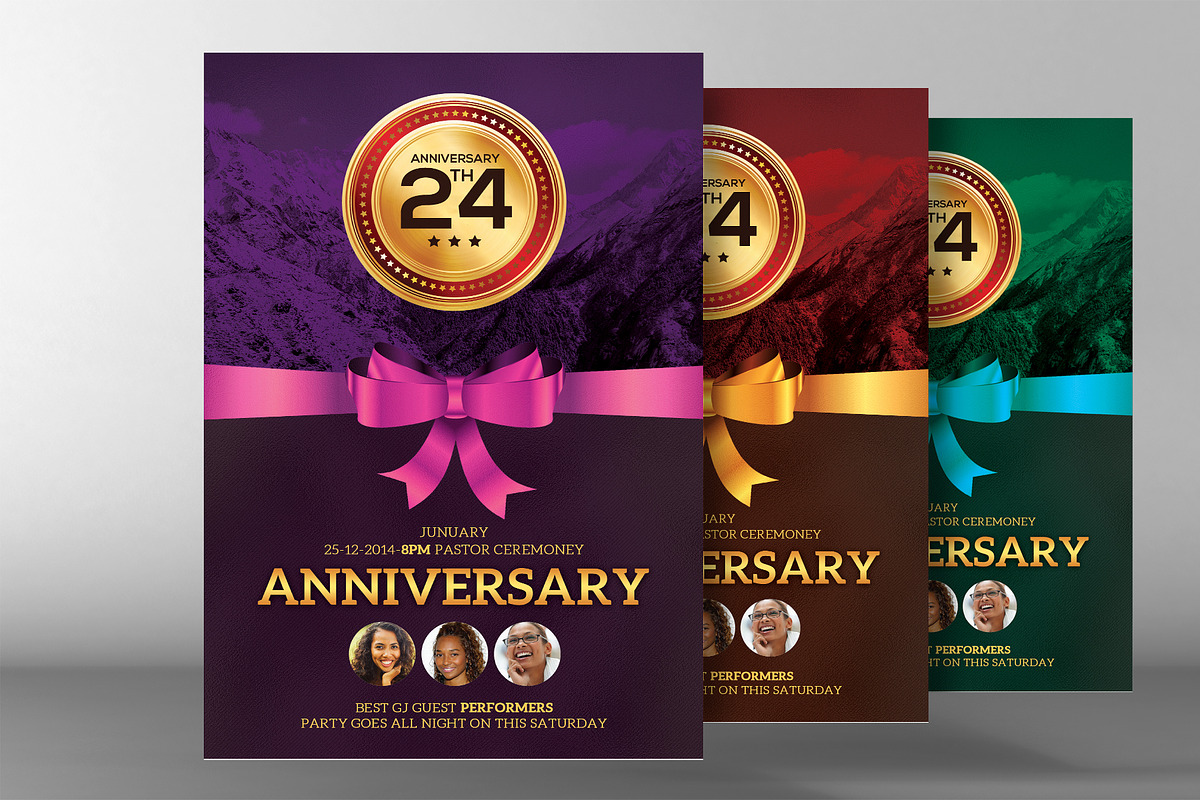 Anniversary Invitation, a Flyer Template by graphicforest (Photo 3 of 3)