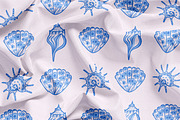 Seashells Clip Art & Patterns, an Object Graphic by Leila Divine (Thumbnail 12 of 13)