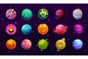 Space Planets, Fantasy Galaxy