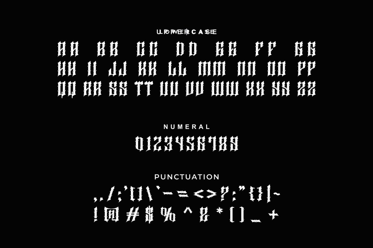 Rock Glempo - Music Font, a Blackletter Font by Iqsiart Studio (Photo 6 of 10)