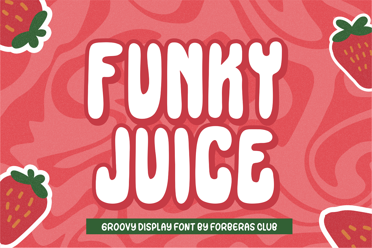 Funky Juice, a Handwritten Font by Forberas Club (Photo 1 of 8)