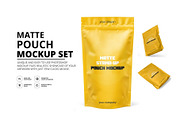 Matte Stand-Up Pouch Mockup Pack, a Cups & Container Mockup by Mockupfit (Thumbnail 1 of 6)
