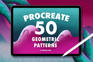 GEOMETRIC PATTERN BRUSHES PROCREATE