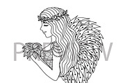 12 Zodiac signs,Sun and Moon, an Animal Illustration by Somjai King (Thumbnail 9 of 15)