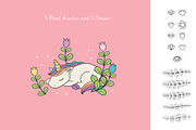 Cute Unicorn Procreate Set, a Brush Add-On by Pencil Twist (Thumbnail 3 of 10)