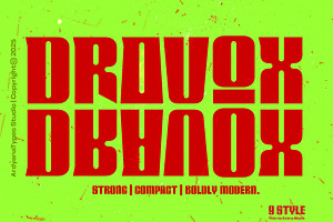 Dravox, a Font by Ardyanatypes