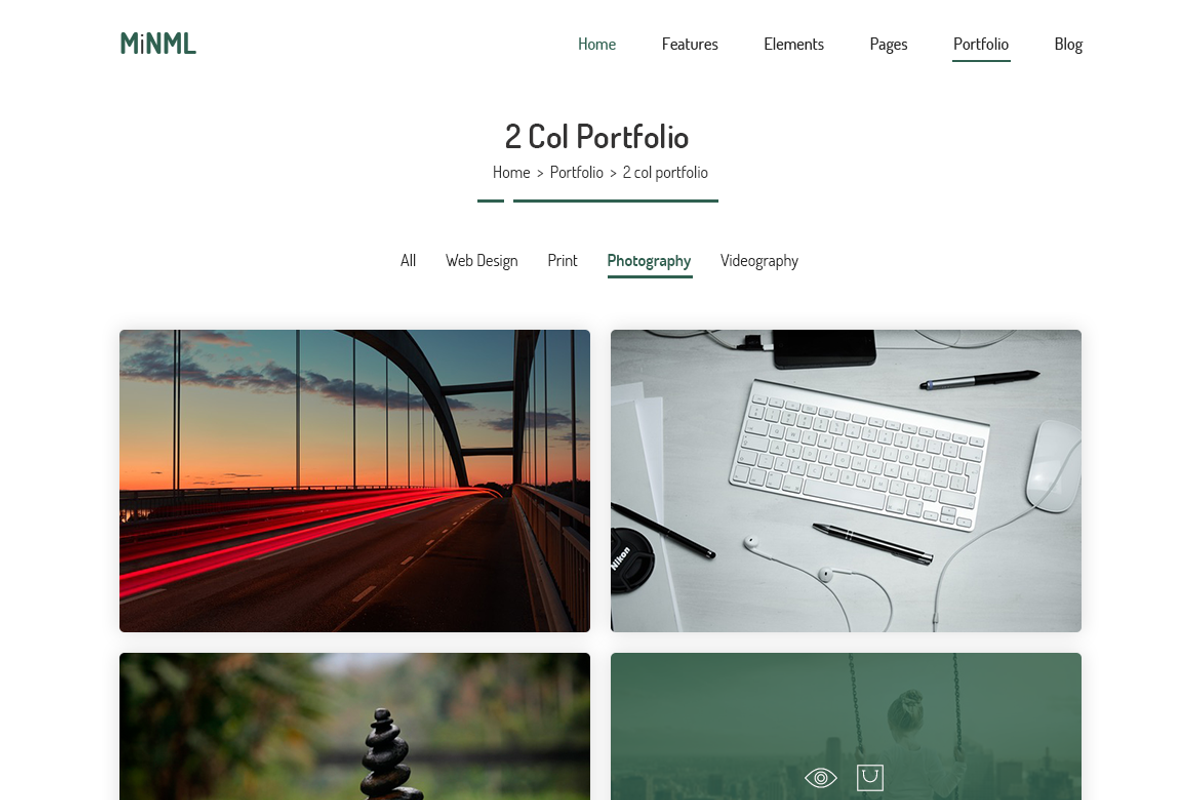MiNML - Clean & Minimal PSD Template, an UI Kit Template by Saif71 - Shop (Photo 14 of 19)