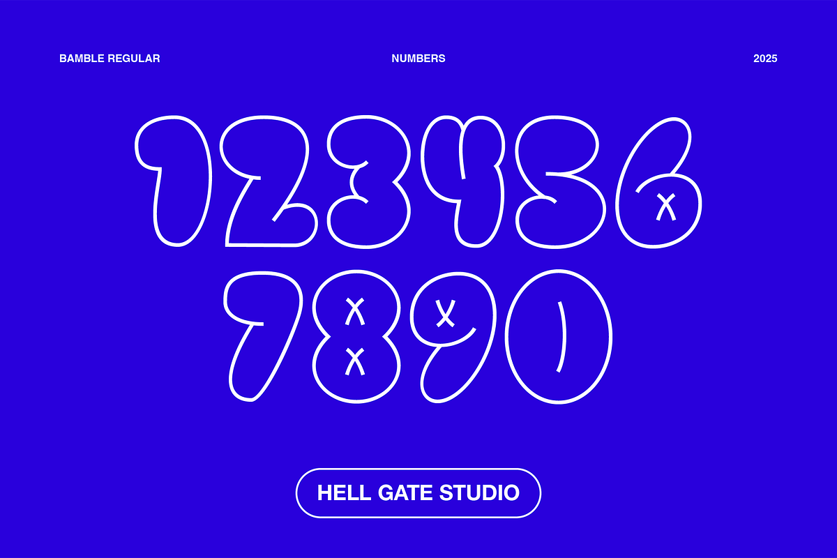 Bamble Bubble Graffiti Font, a Handwritten Font by GRVS Studio (Photo 4 of 6)