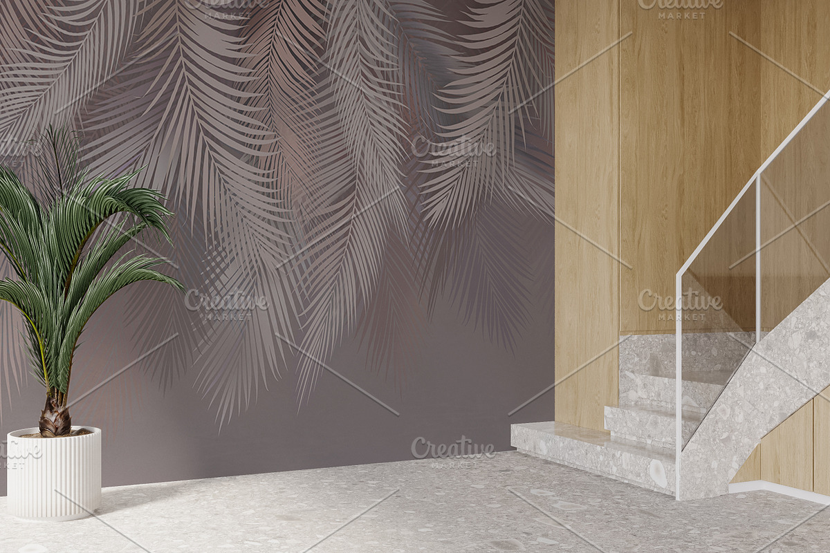 Wallpaper mockup Luxury Hallway, a Household Mockup by Hunny Badger (Photo 1 of 7)