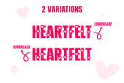 Heartfelt Font, a Sans Serif Font by RADesigns21 (Thumbnail 2 of 7)